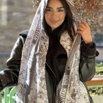 شال ابریشم سیلک کد157