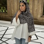 شال پلنگی چروک کد 215