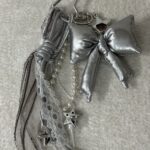 چارم بگ‌ پاپیون نقره ای