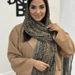 شال حریرنخ پلنگی