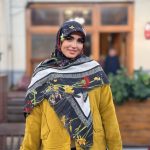 روسری قاصدک سورمه ای