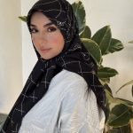 روسری ابریشم ژاکارد