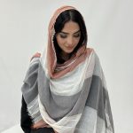 شال سه رنگ نخی وارداتی