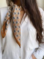 روسری نخ پنبه قواره 70 - Image 2