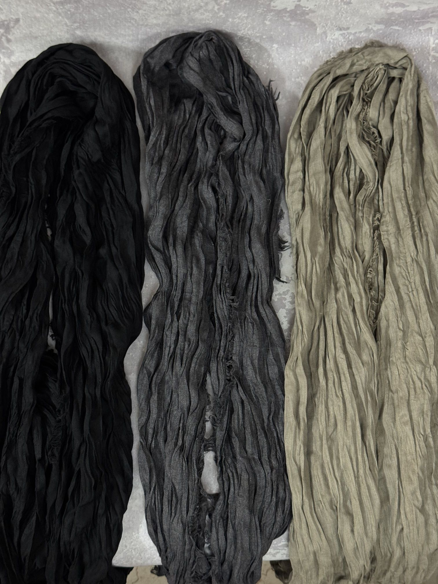 IMG_7852 شال چهارفصل چروک لنا - Image 4