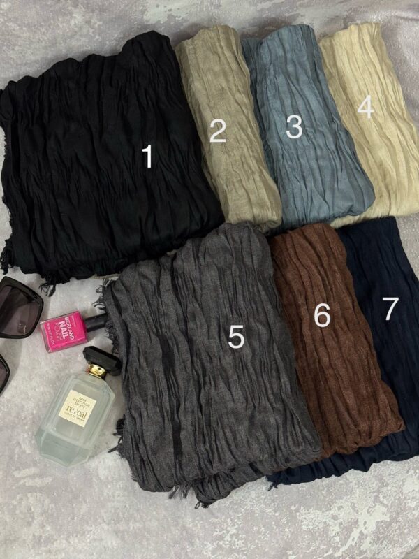 شال چهارفصل چروک لنا