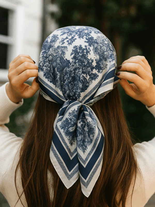 مینی اسکارف ابریشم دیور