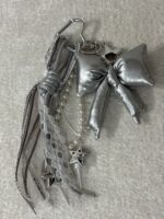 چارم بگ‌ پاپیون نقره ای