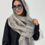 شال طناز نقره ای