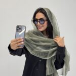 شال طناز سبز