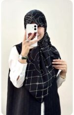 روسری ابریشم ژاکارد - Image 2