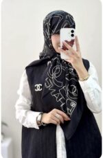 روسری ابریشم ژاکارد - Image 5